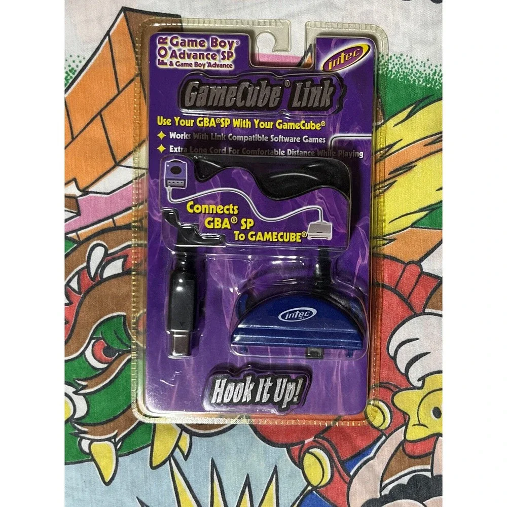 Nintendo Intec Game Cube Link Game Boy Advance SP GBA RARE -Sealed -Toys”R”Us